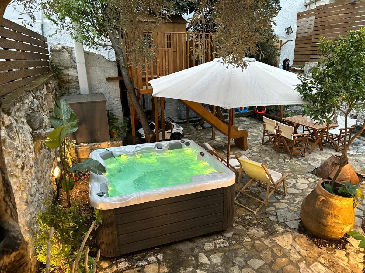 Mk Cottage With Breakfast And Jacuzzi Sarkhos Экстерьер фото